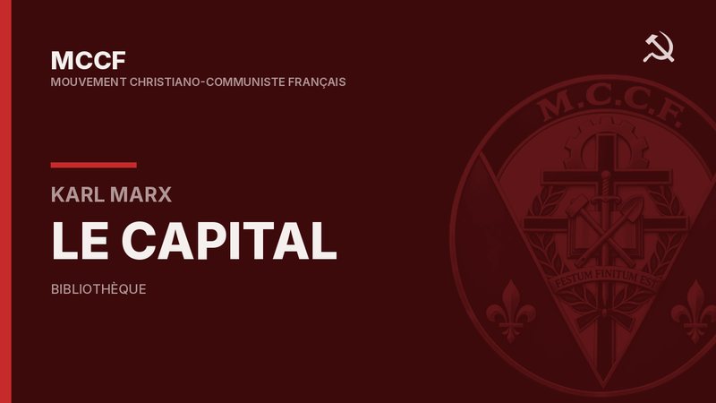 Le Capital, de Karl Marx.