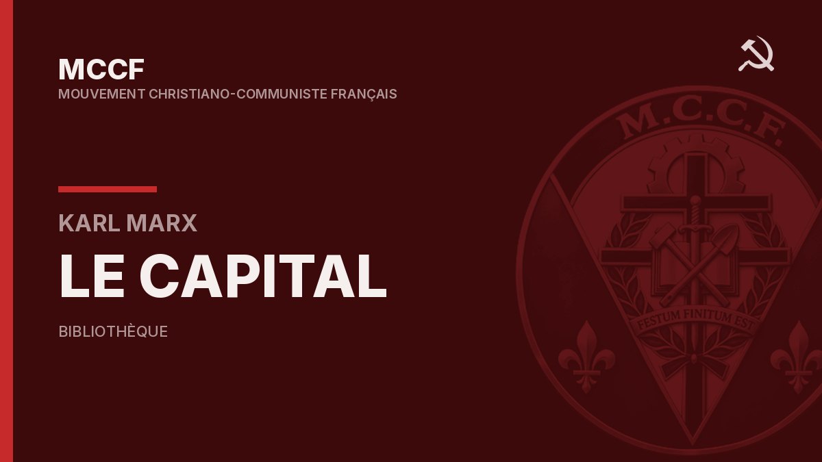 Le Capital, de Karl Marx.