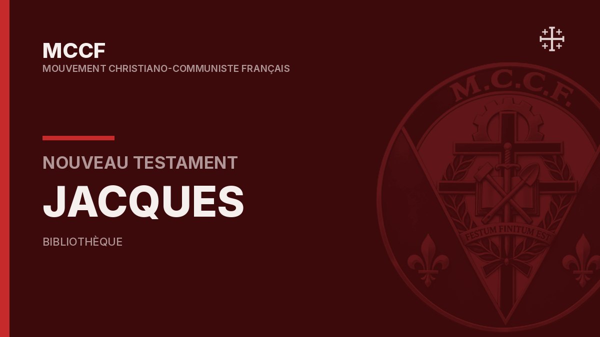 Épître de Jacques — Nouveau Testament.