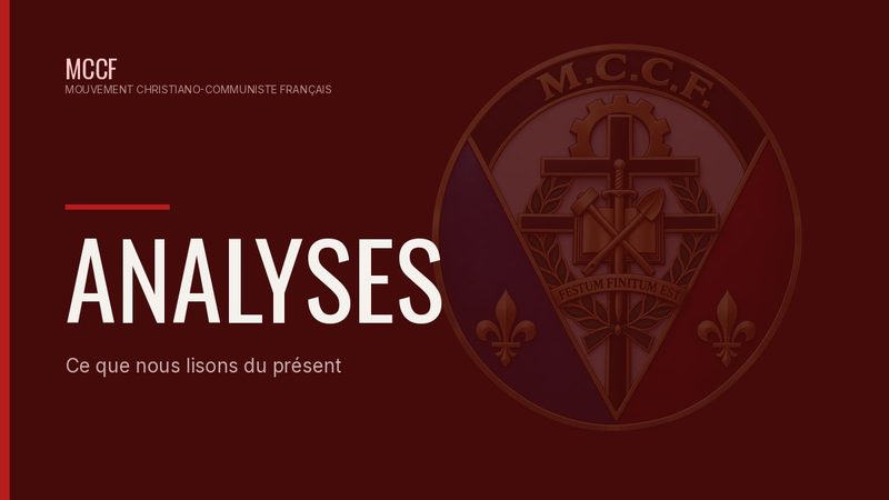 Emblème du MCCF — rubrique Analyses